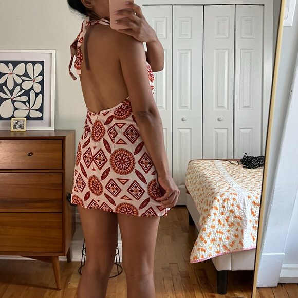 Her Pony Dakota Linen Halter Dress, (AU 8, Like a US 0) - Picture 9 of 11